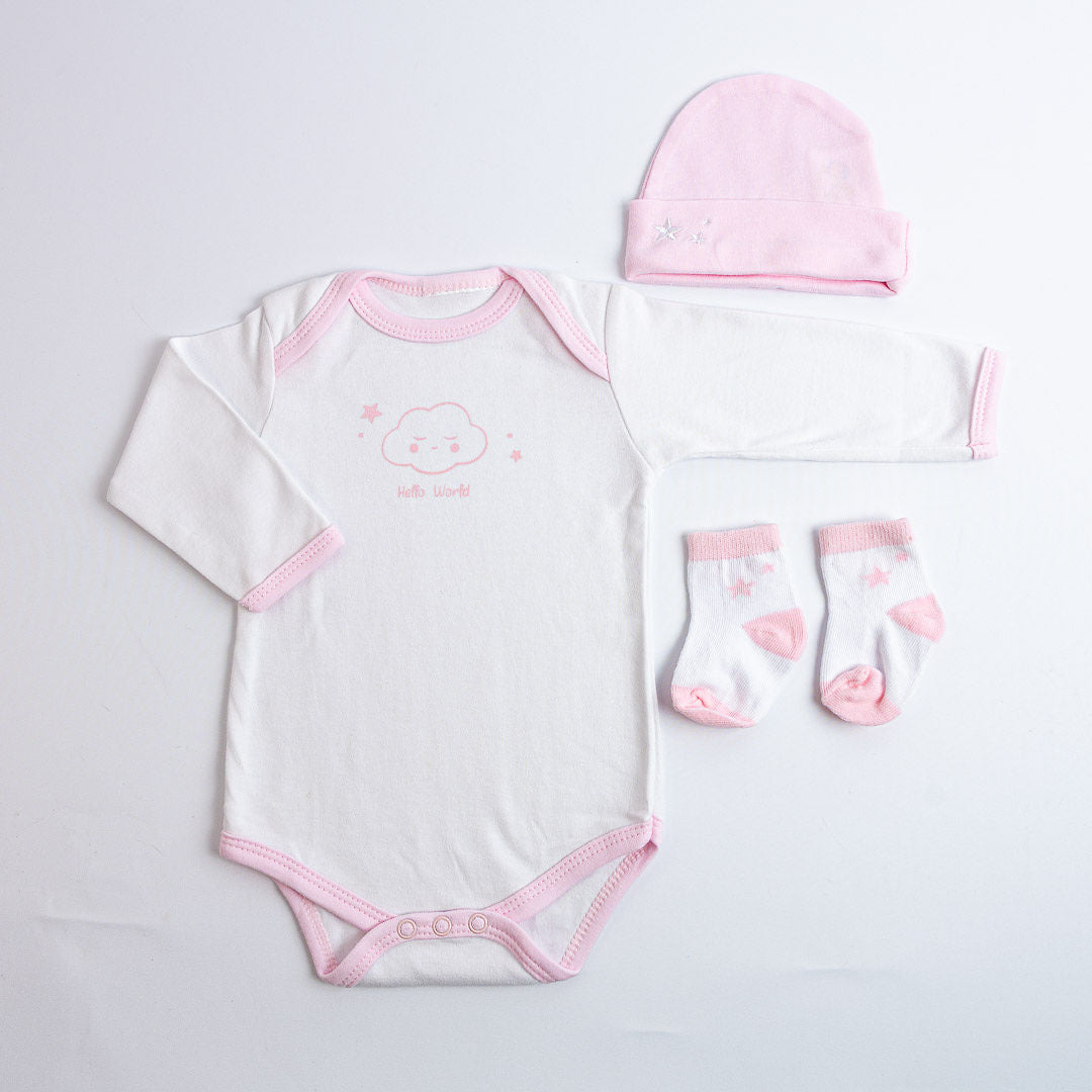 Set Bienvenida Hello World – 3 Piezas