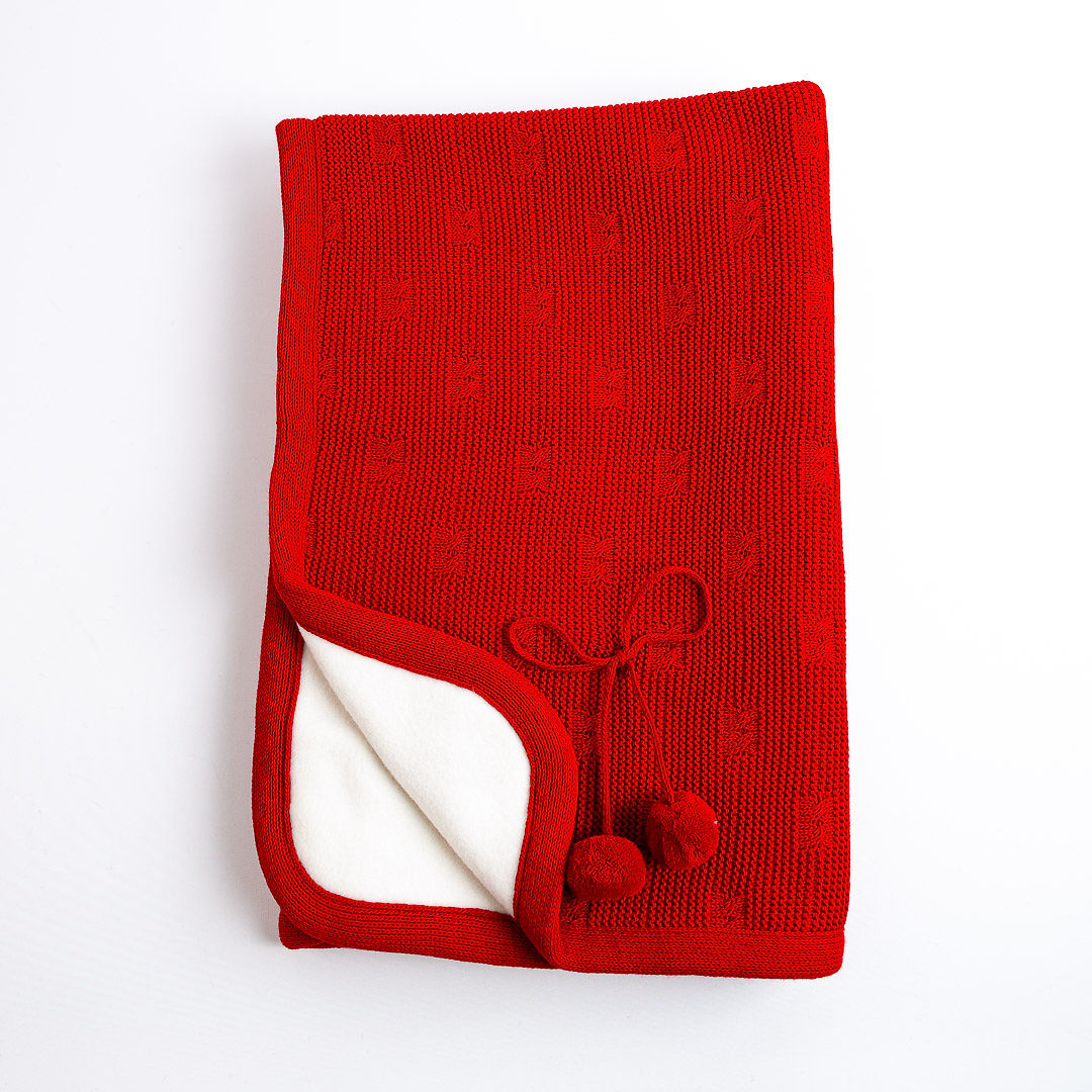 Manta Pompones Clásica