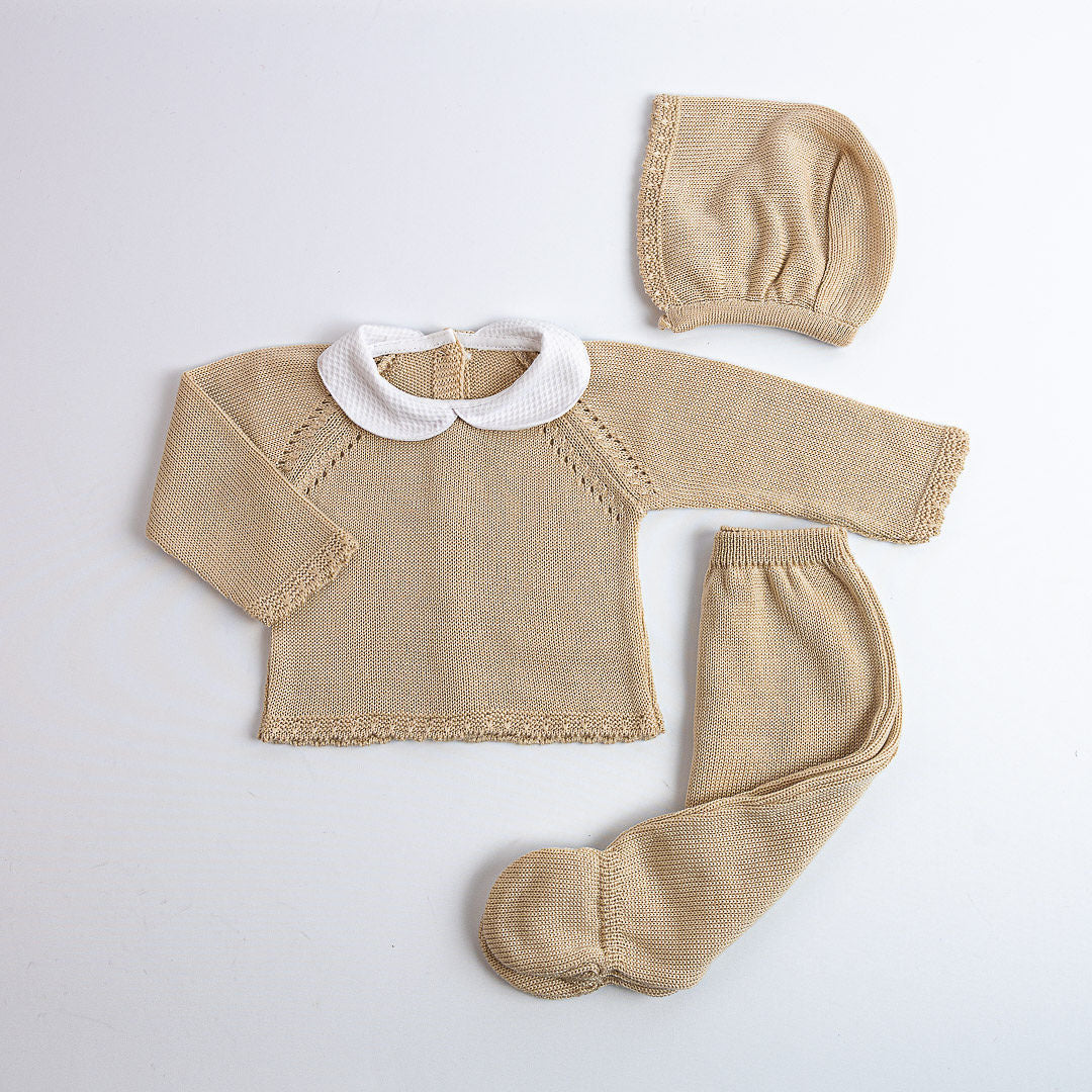 Conjunto cuello Peter Pan