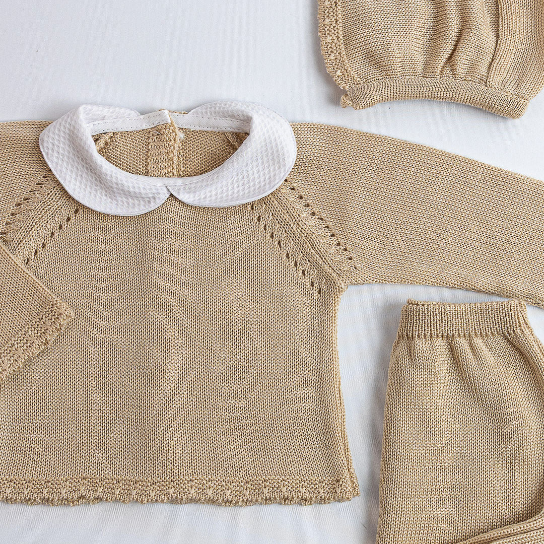 Conjunto cuello Peter Pan