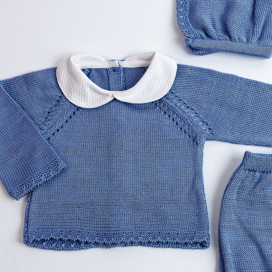 Conjunto cuello Peter Pan