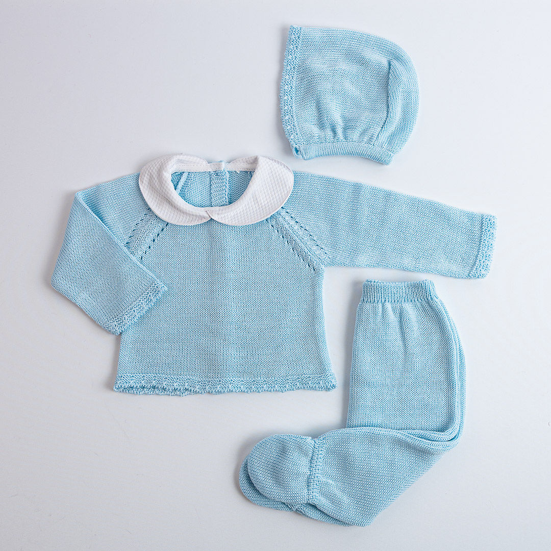 Conjunto cuello Peter Pan