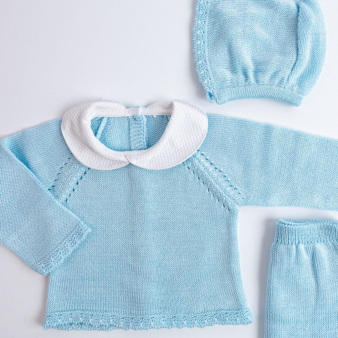 Conjunto cuello Peter Pan