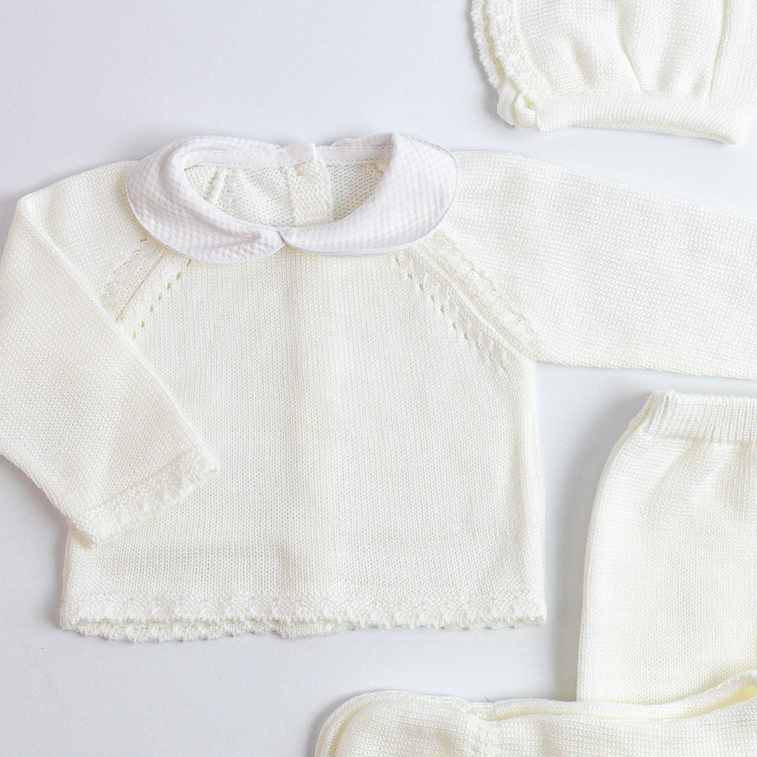 Conjunto cuello Peter Pan