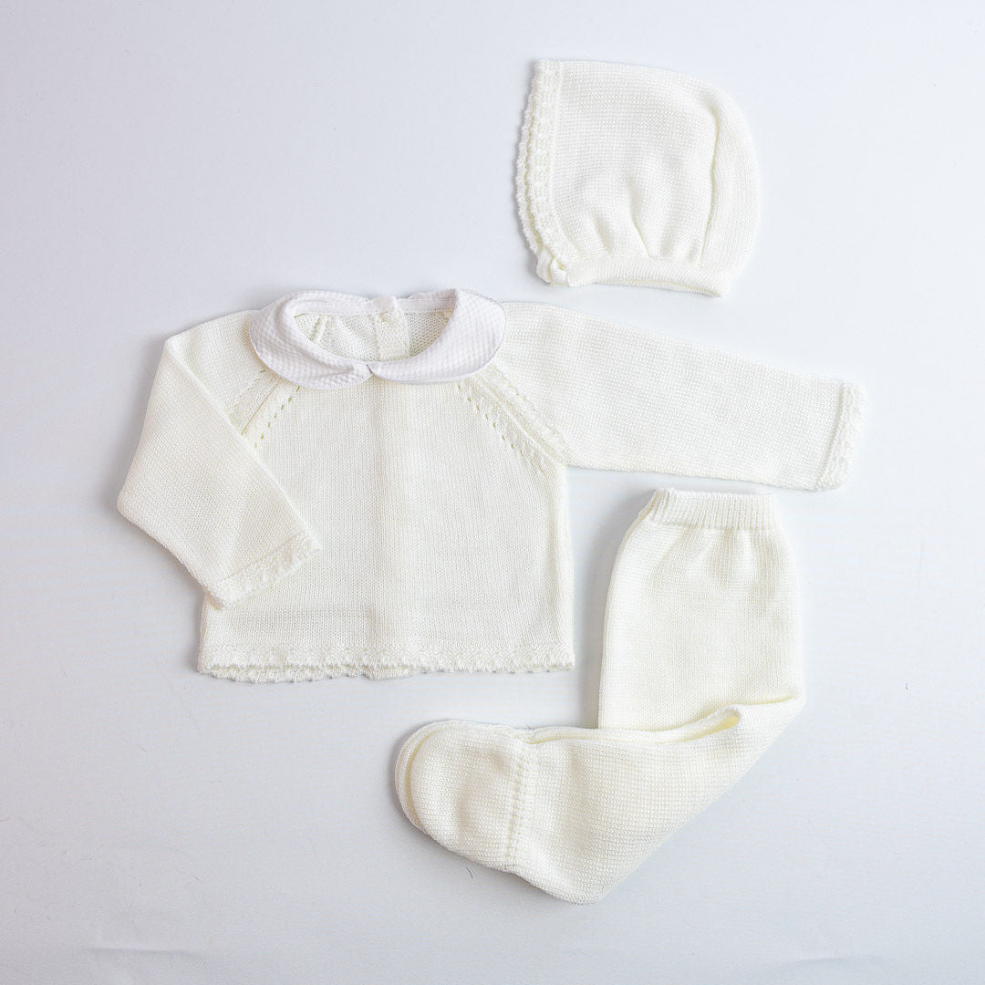 Conjunto cuello Peter Pan