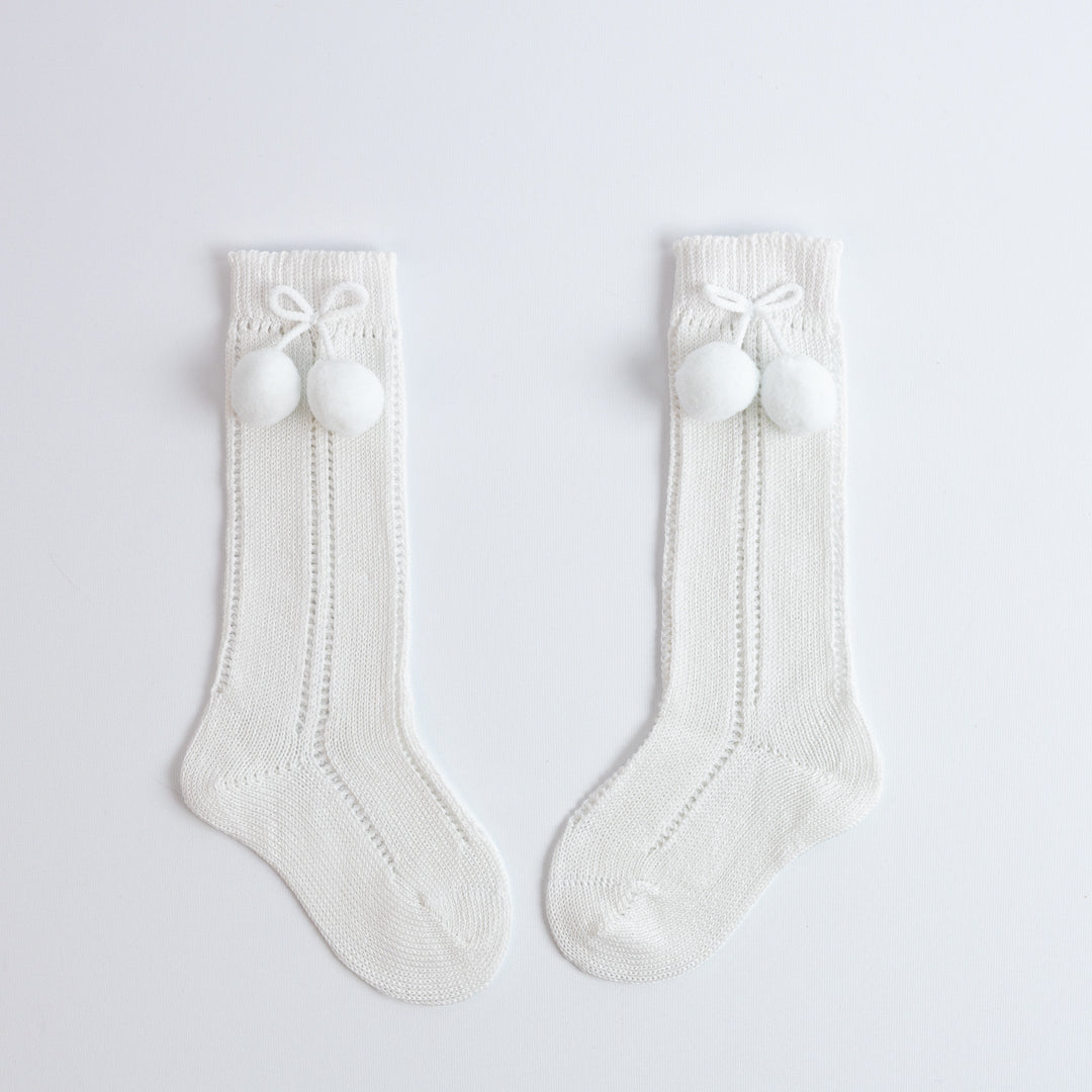 Medias Pompones Españoles